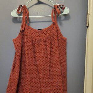 Wine Red Babydoll Dress